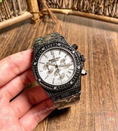 Knockoff Audemars Piguet Royal Oak Black Diamond Watches 42mm